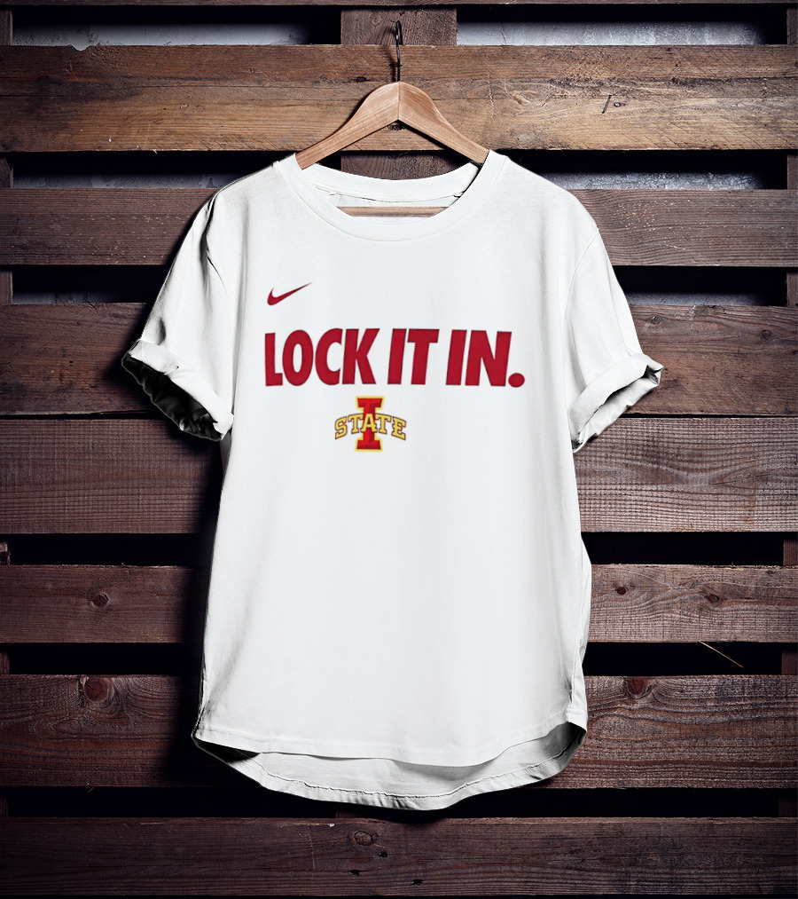 Nike Iowa State Cyclones Lock It In Basketball Postseason Bench Lock It In State T-Shirt