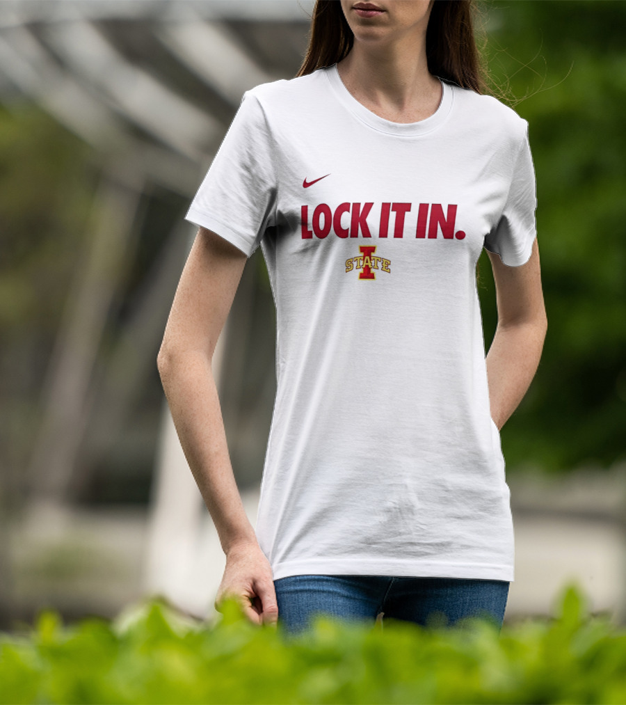 Nike Iowa State Cyclones Lock It In Basketball Postseason Bench Lock It In State T-Shirt