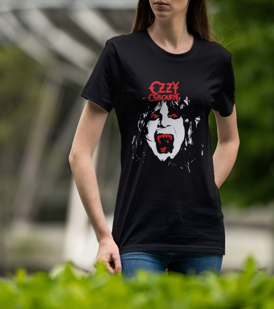 Ozzy Osbourne Vampire Horror Face T-Shirt