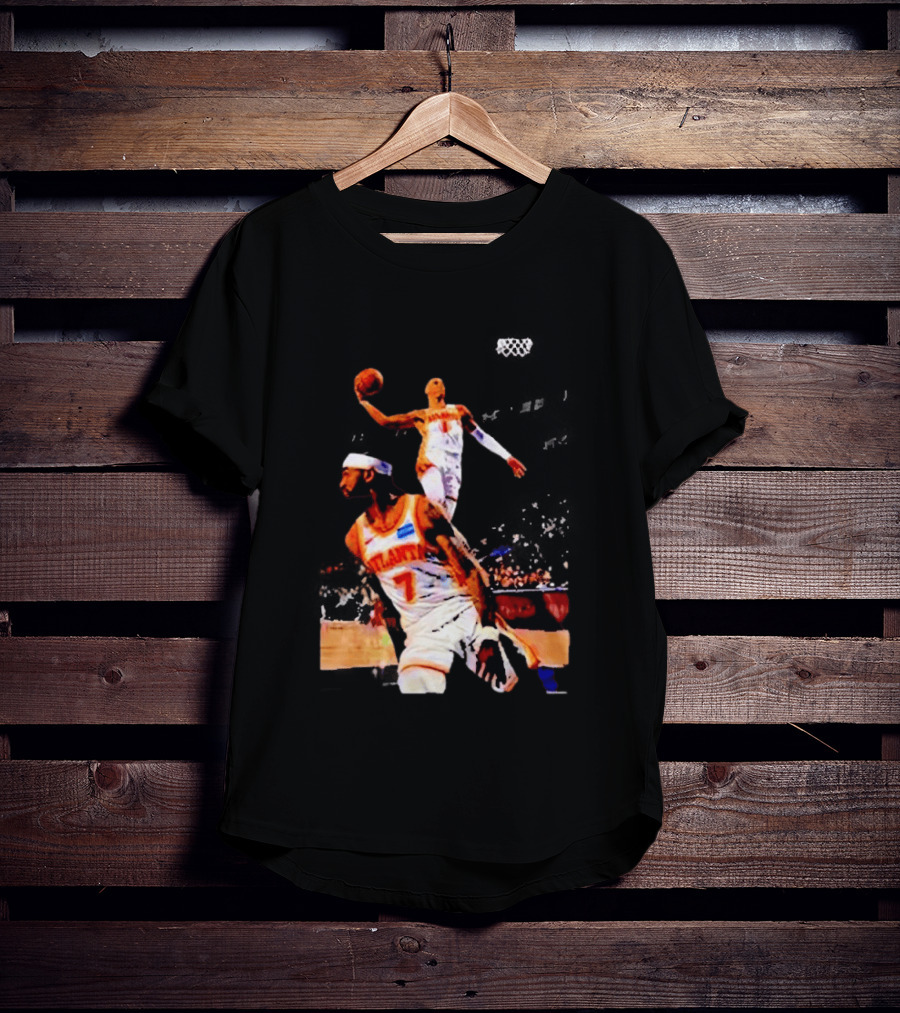 Nickeil Alexander Walker Jalen Johnson Slam Dunk Atlanta Hawks Basketball T-Shirt