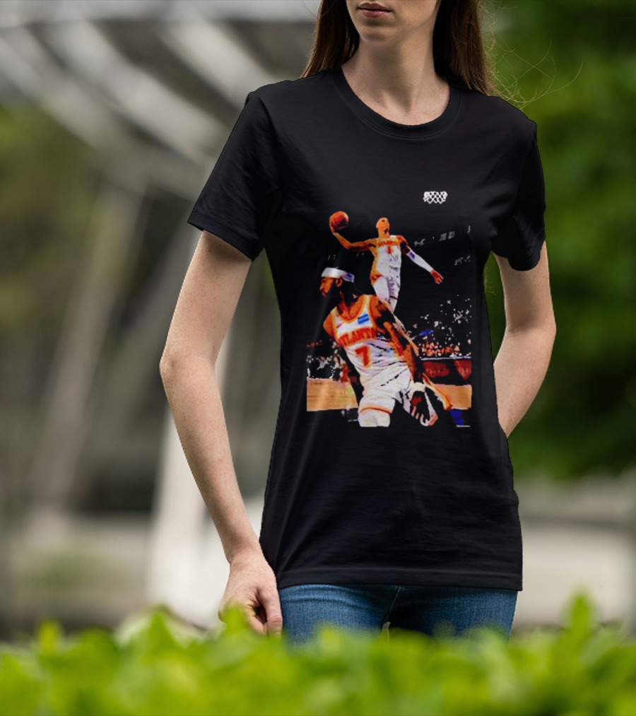 Nickeil Alexander Walker Jalen Johnson Slam Dunk Atlanta Hawks Basketball T-Shirt