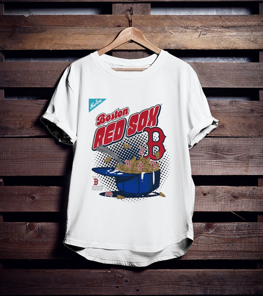 Boston Red Sox B Cap With Cereal Bowl T-Shirt