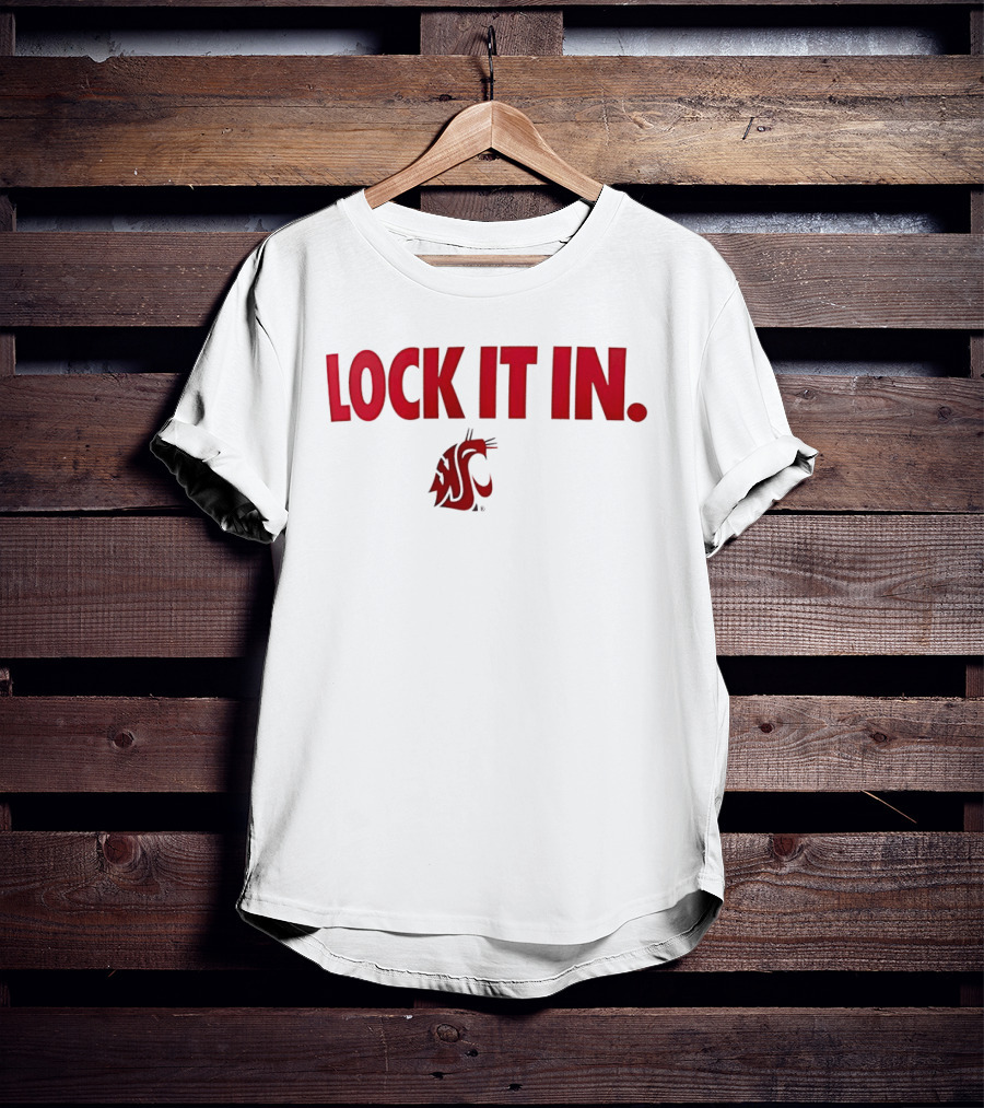 LOCK IT IN WSU Cougars 2026 T-Shirt
