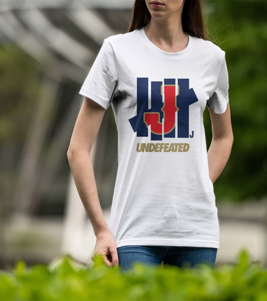 Japan Baseball Undefeated J Iconic Sports Victory T-Shirt