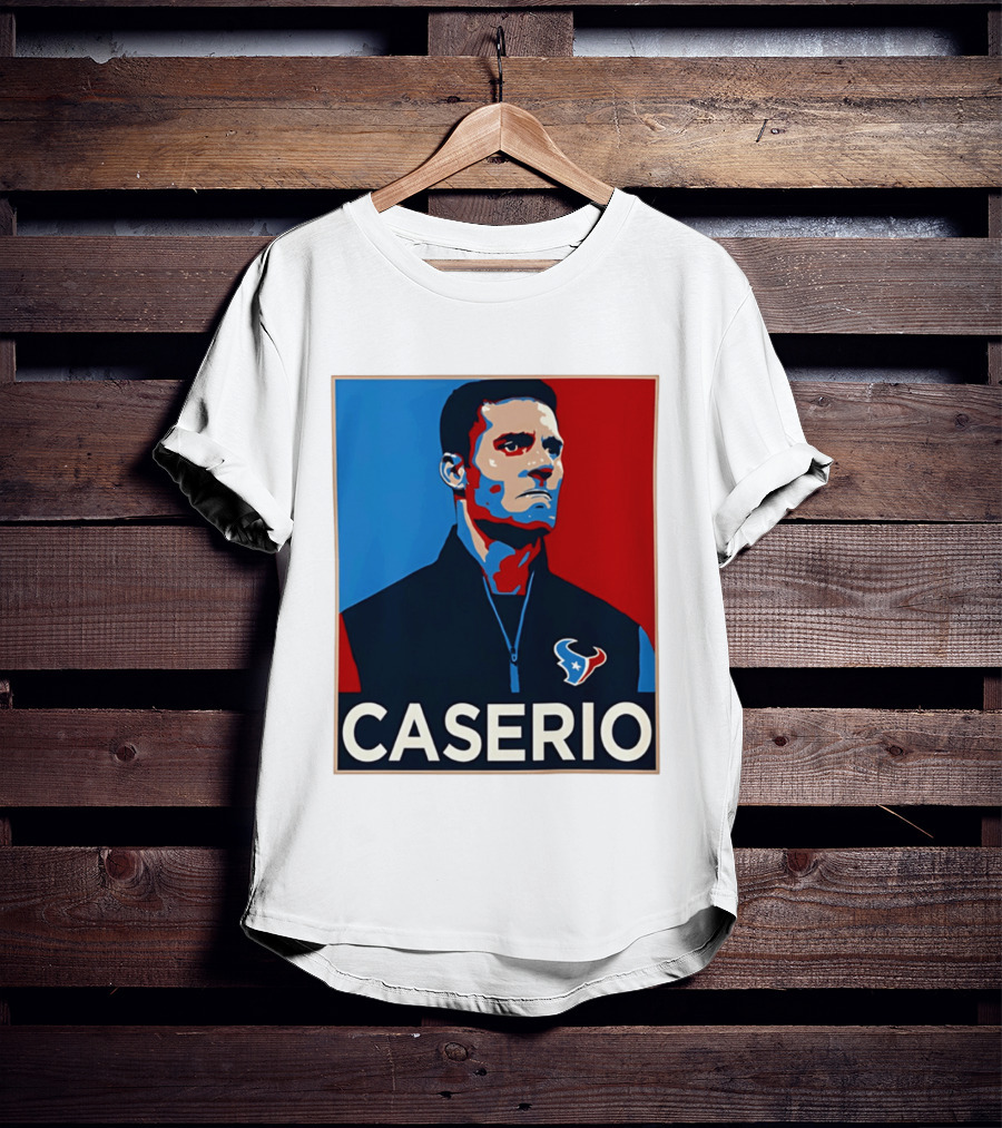 Caserio Houston Texans Bold Red Blue T-Shirt