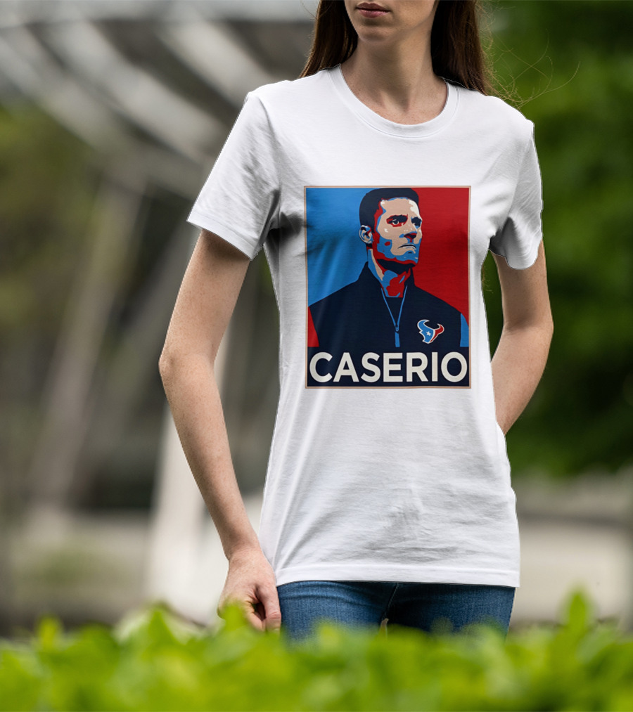 Caserio Houston Texans Bold Red Blue T-Shirt