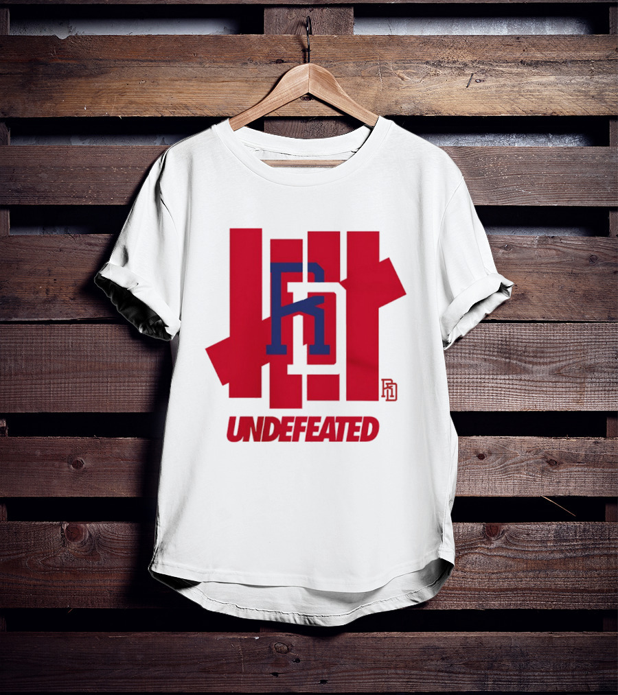 Dominican Republic Baseball RD Undefeated Red Blue T-Shirt