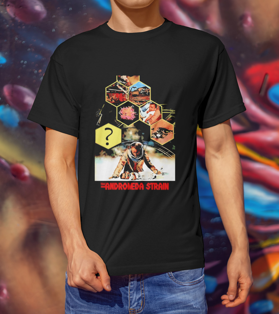 The Andromeda Strain Hexagonal Imagery And Mystery T-Shirt