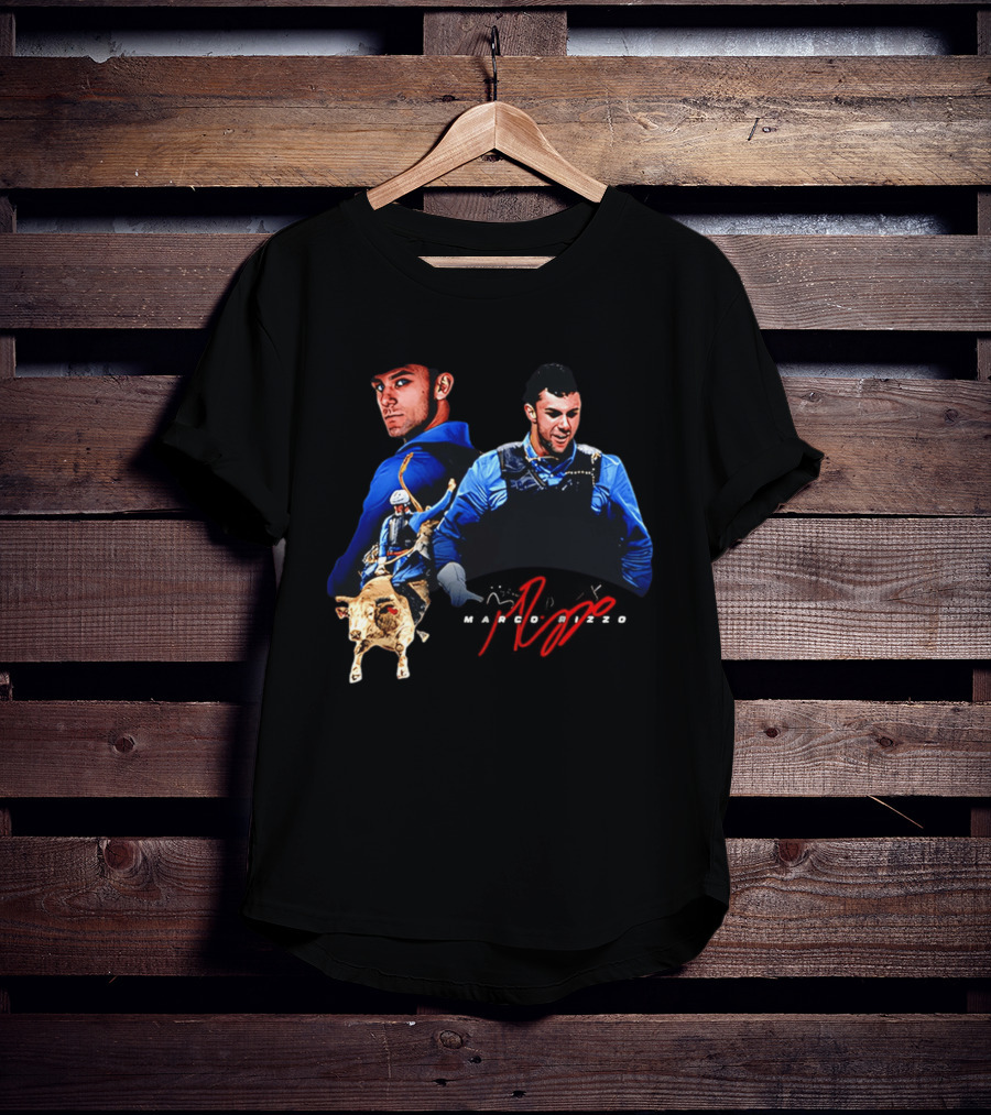 Marco Rizzo Bull Rider Champion Moment T-Shirt