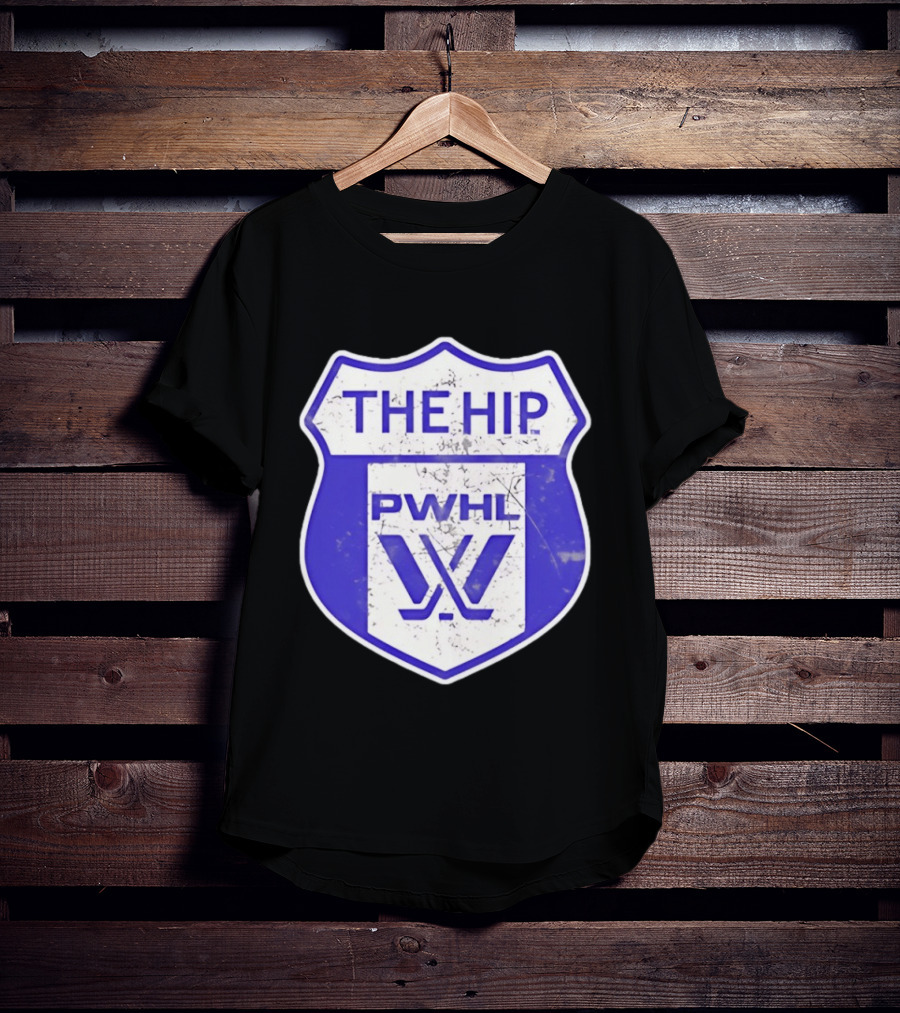 The Hip PWHL Hockey Badge Crest T-Shirt