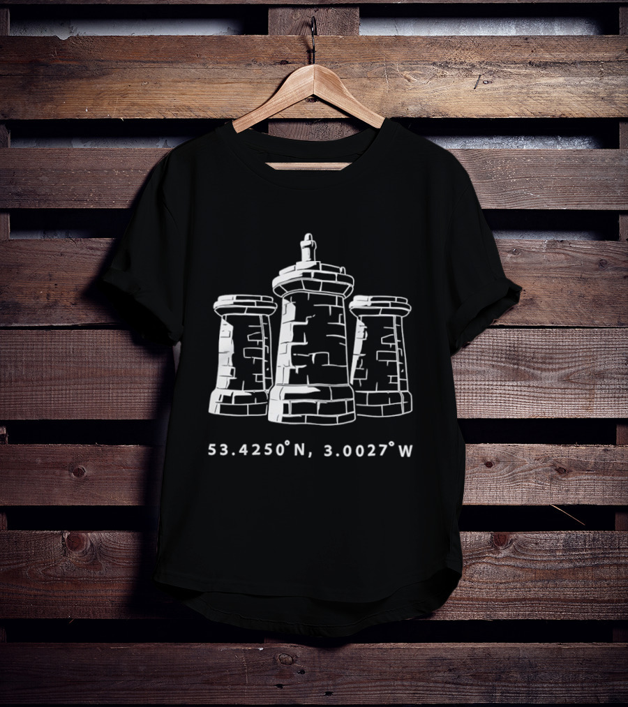 Bramley Moore Liverpool Coordinates 53.4250°N 3.0027°W T-Shirt