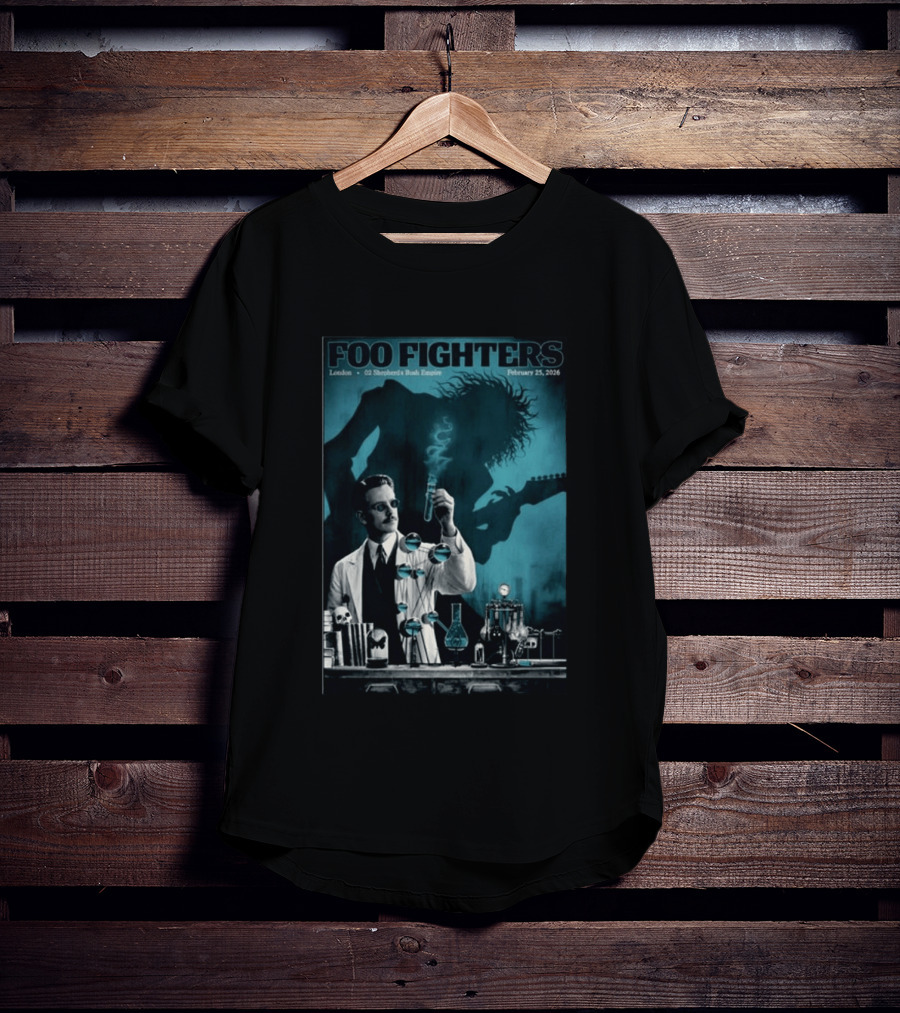 Foo Fighters London O2 Shepherds Bush Empire February 25 2026 T-Shirt