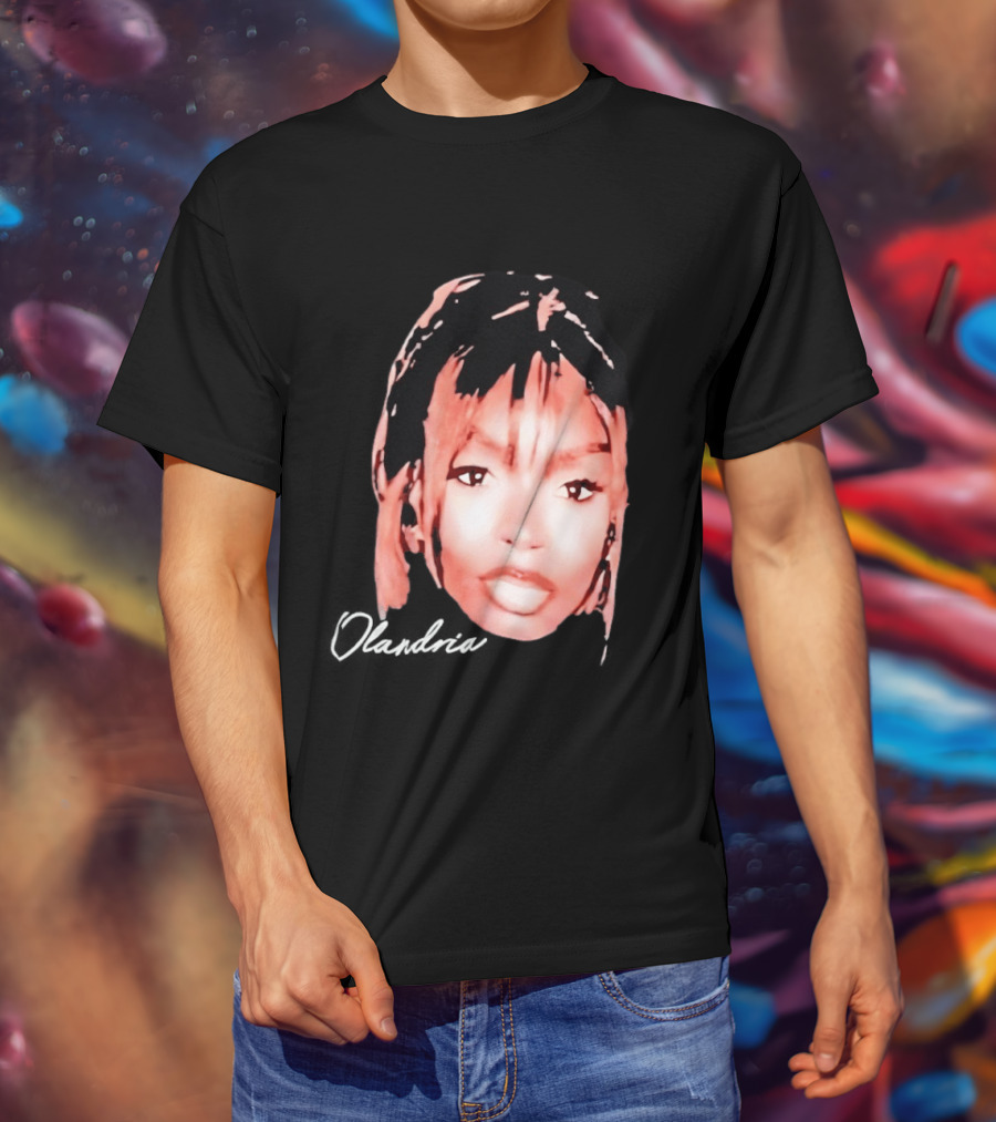Olandria Carthen Big Face Bold Expression Trend T-Shirt