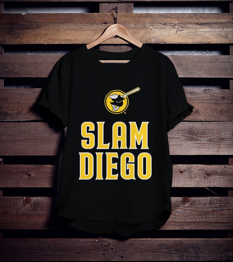 San Diego Padres Slam Diego Baseball Bat T-Shirt