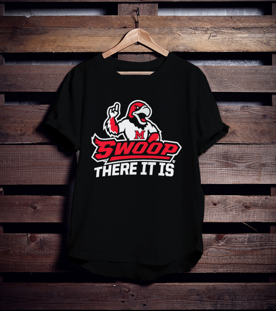 Miami RedHawks Swoop There It Is M Logo 2026 T-Shirt
