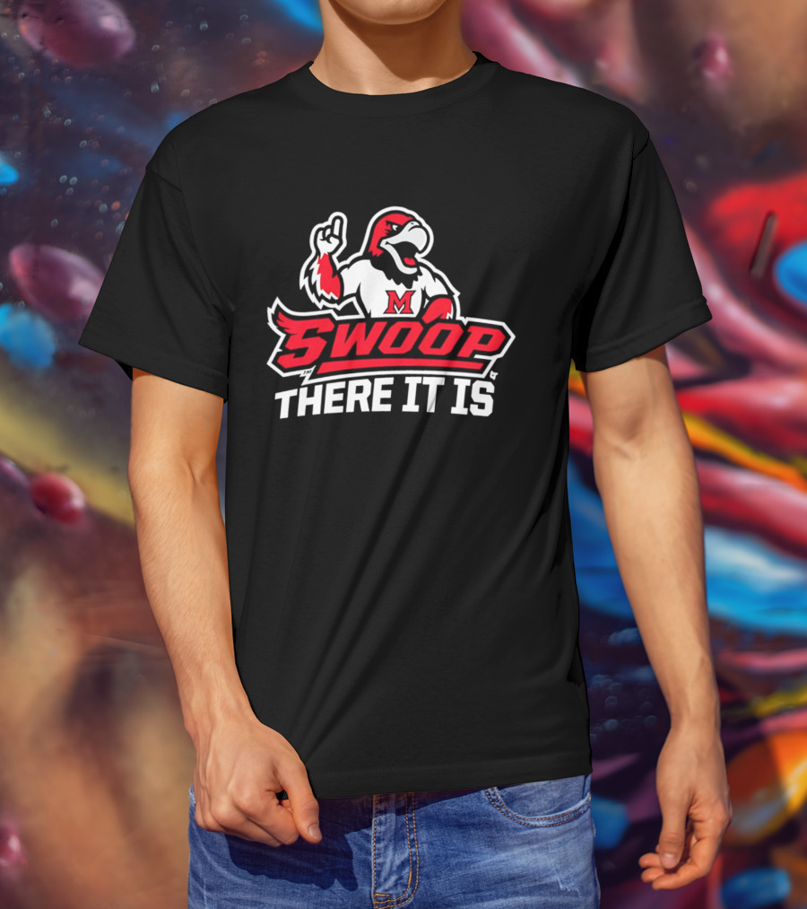 Miami RedHawks Swoop There It Is M Logo 2026 T-Shirt