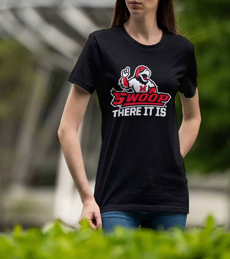 Miami RedHawks Swoop There It Is M Logo 2026 T-Shirt