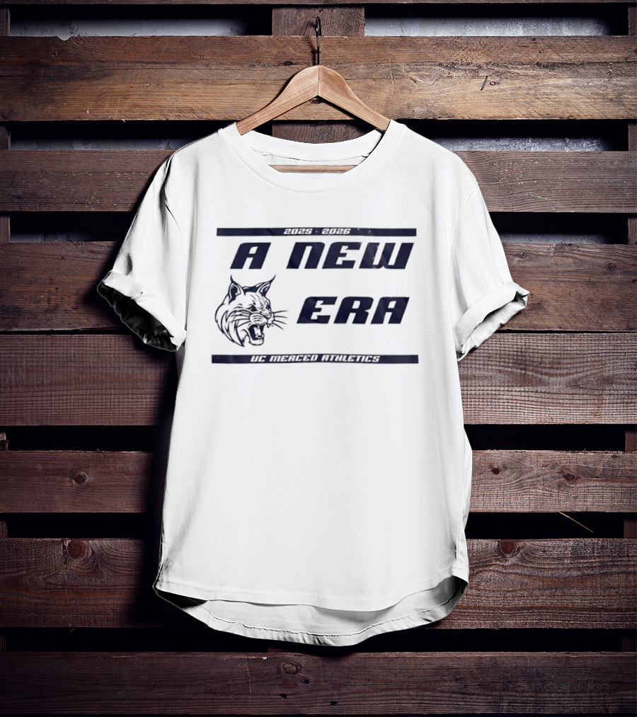 UC Merced Athletics 2025 2026 A New Era Bobcat T-Shirt