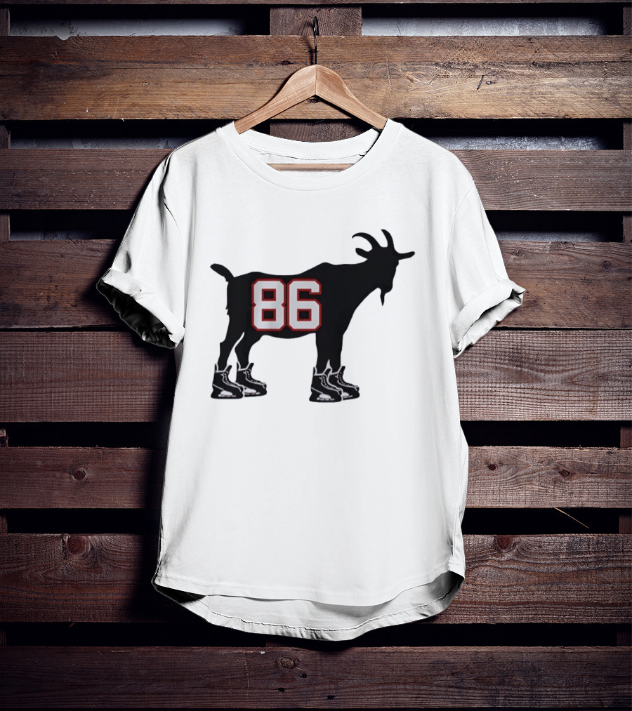 Jack Hughes 86 Hockey GOAT USA Winter Olympics T-Shirt