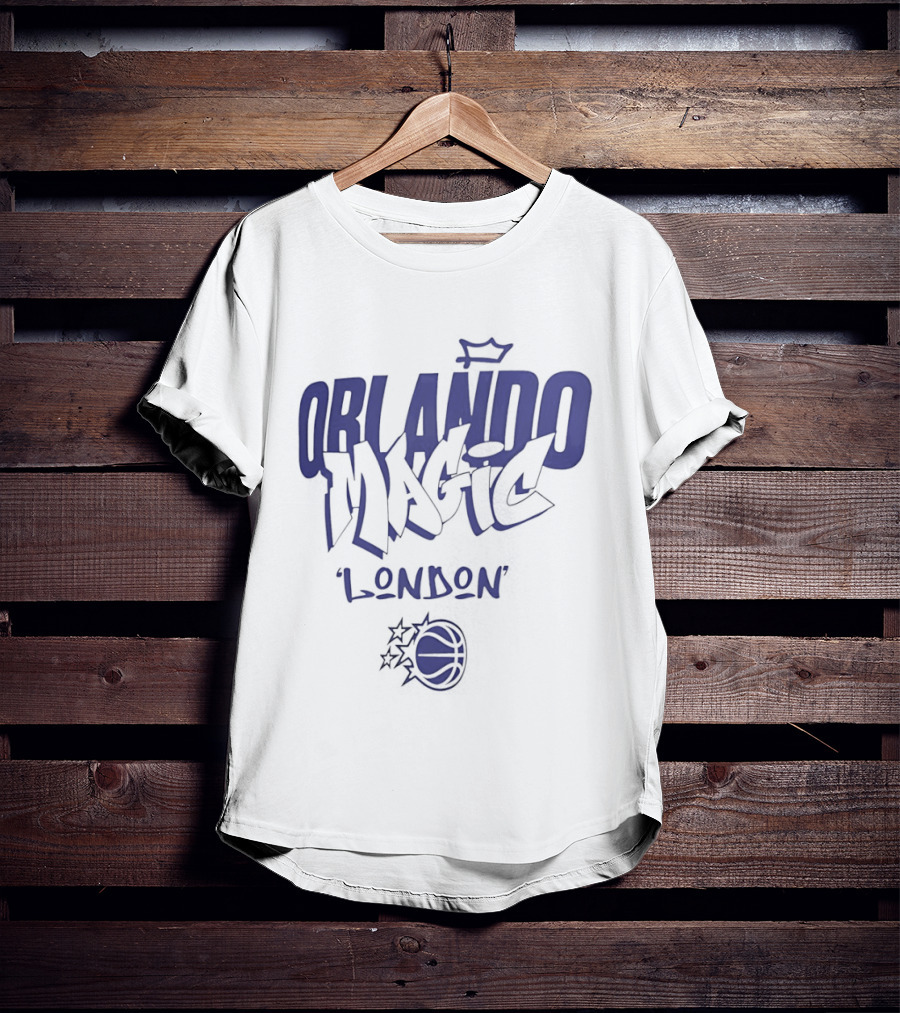 Orlando Magic London Basketball Team Branding T-Shirt