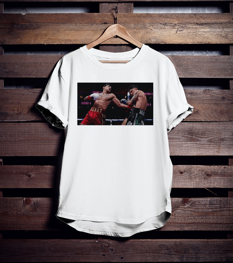 Ryan Garcia Vs Mario Barrios Boxing Match Action Round 6 T-Shirt