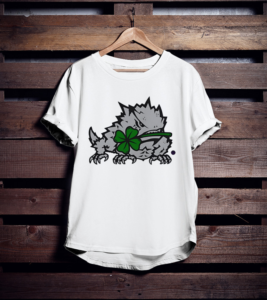 TCU Horned Frogs Shamrock St Patrick's Day Celebration T-Shirt