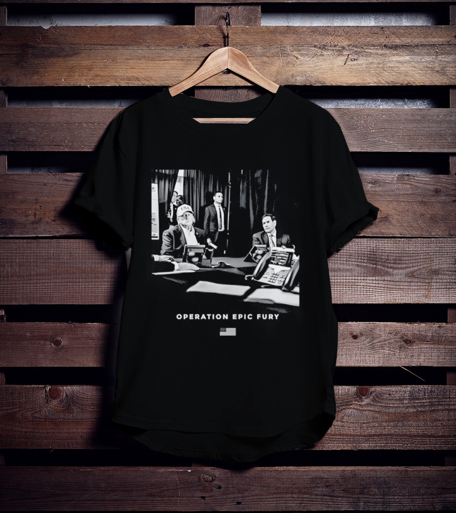 Operation Epic Fury MaraLago Florida War Room Strategy Session T-Shirt