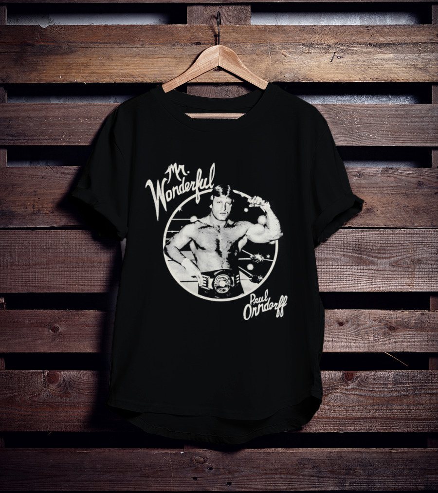 Paul Orndorff Mr Wonderful Championship Wrestler T-Shirt