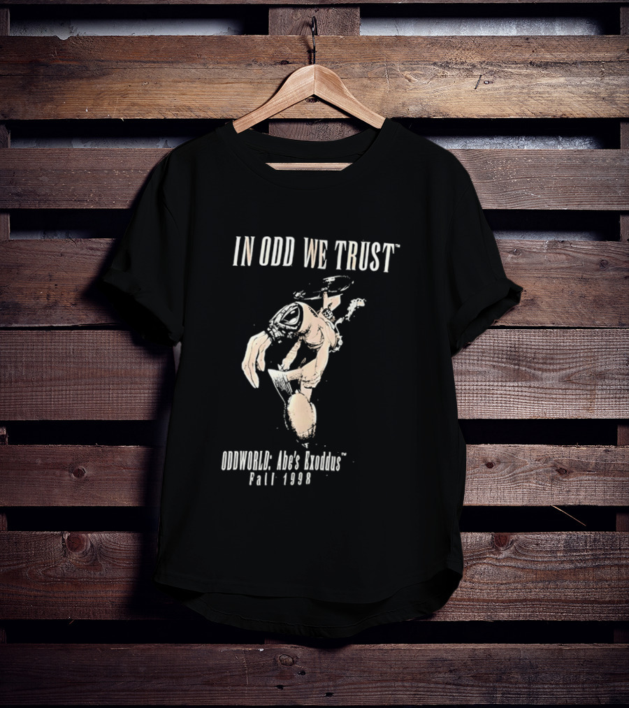 In Odd We Trust Oddworld Abe's Exoddus Fall 1998 T-Shirt