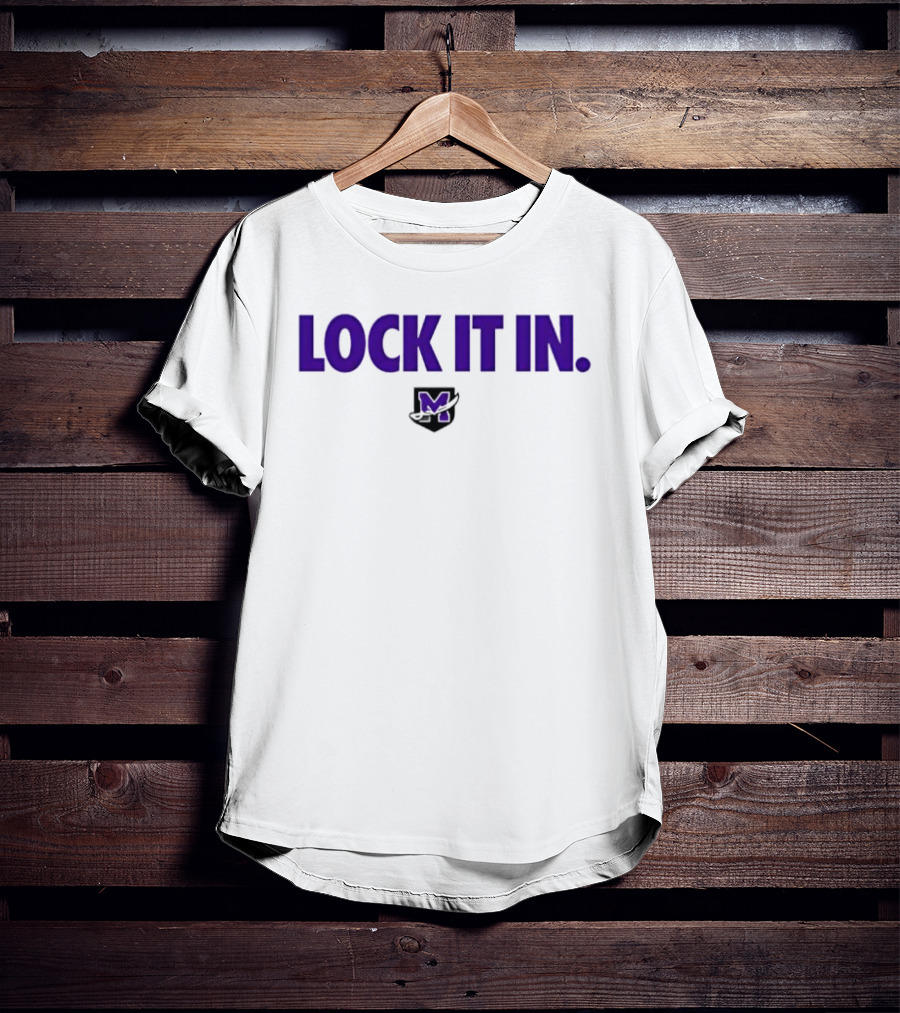 Mount Union Purple Raiders Lock It T-Shirt