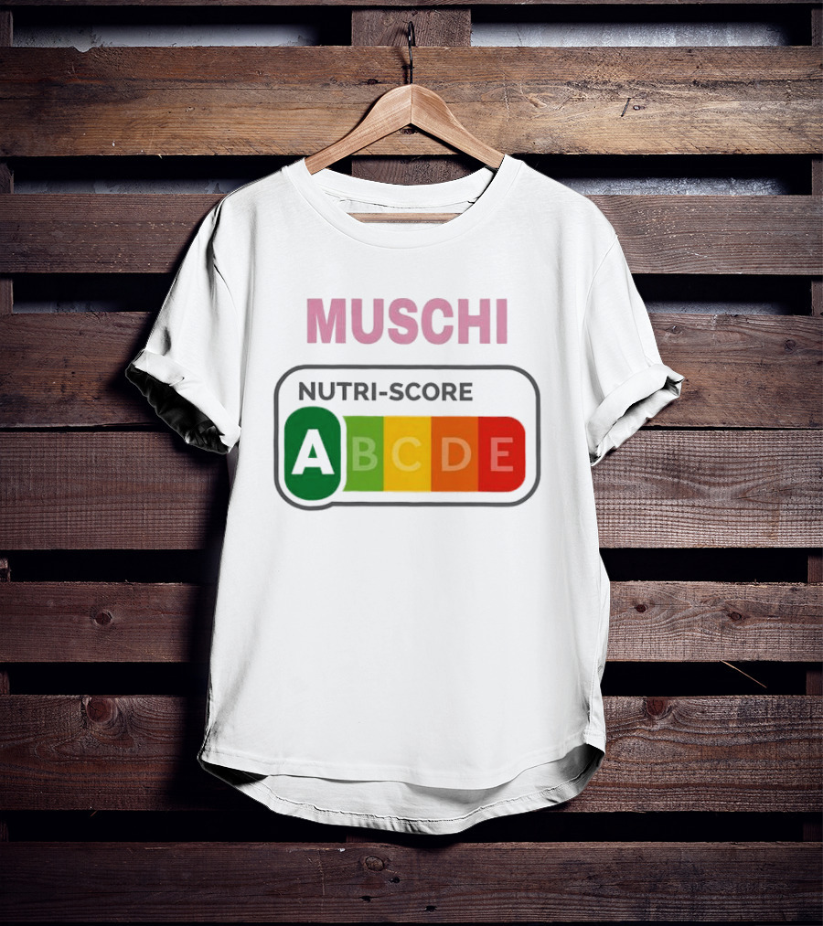 MUSCHI Nutri Score ABCDE European Food Nutrition Rating System T-Shirt
