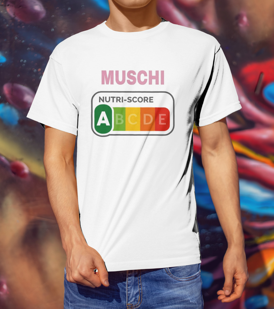 MUSCHI Nutri Score ABCDE European Food Nutrition Rating System T-Shirt