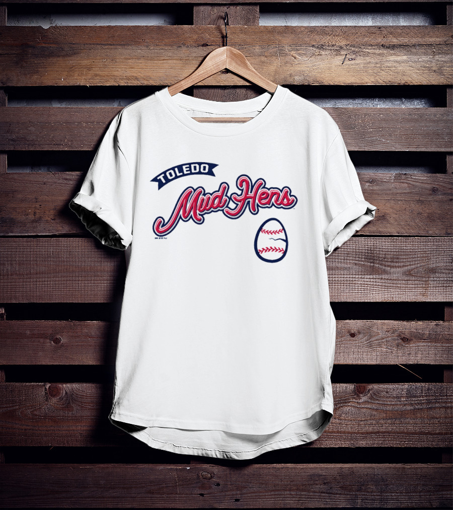 Toledo Mud Hens Baseball Egg Shape Team T-Shirt