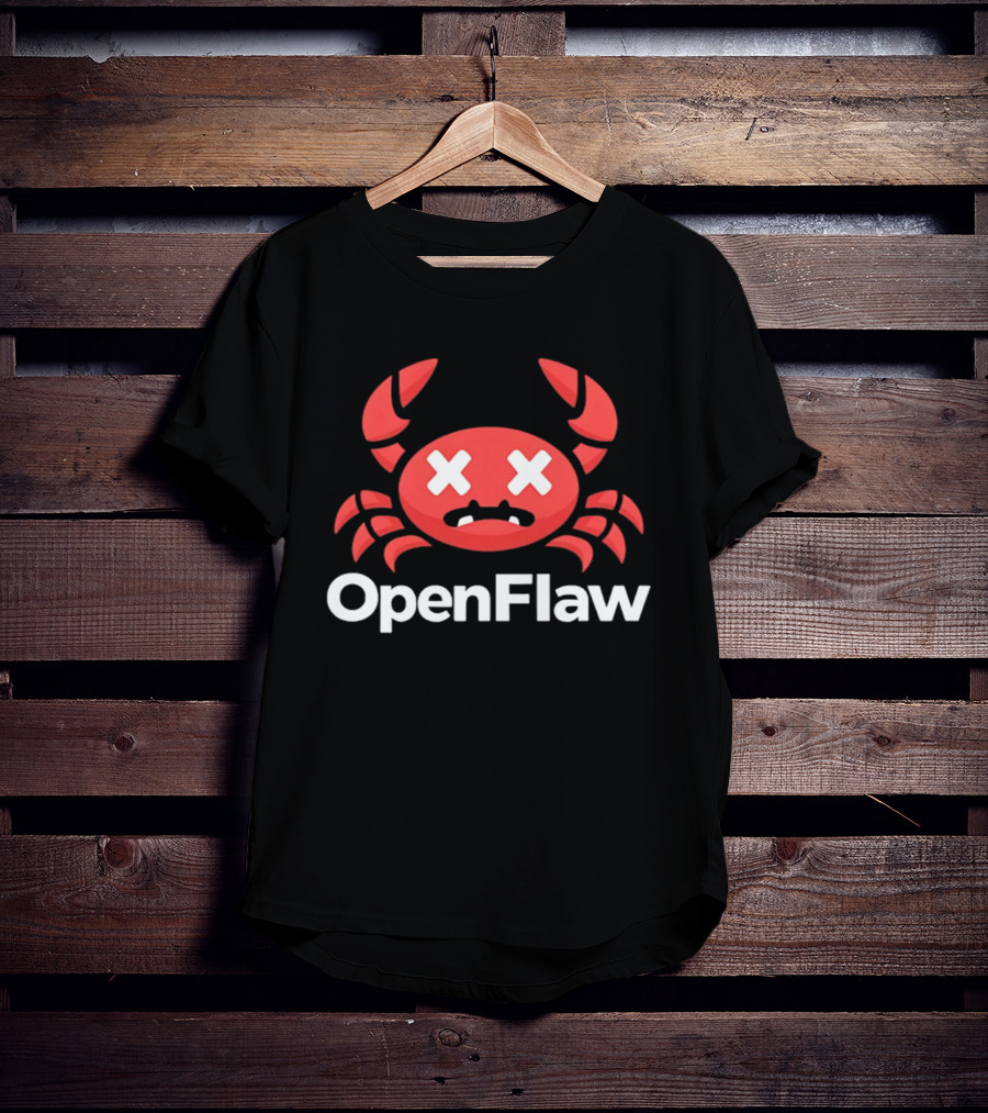 OpenFlaw Crab Icon With Cartoon Style And Fun Expression T-Shirt