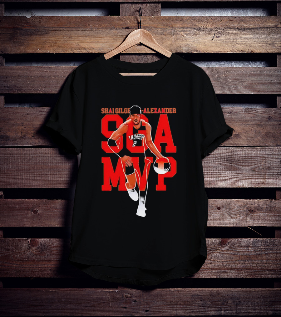 Shai Gilgeous Alexander SGA MVP Oklahoma City Thunder T-Shirt