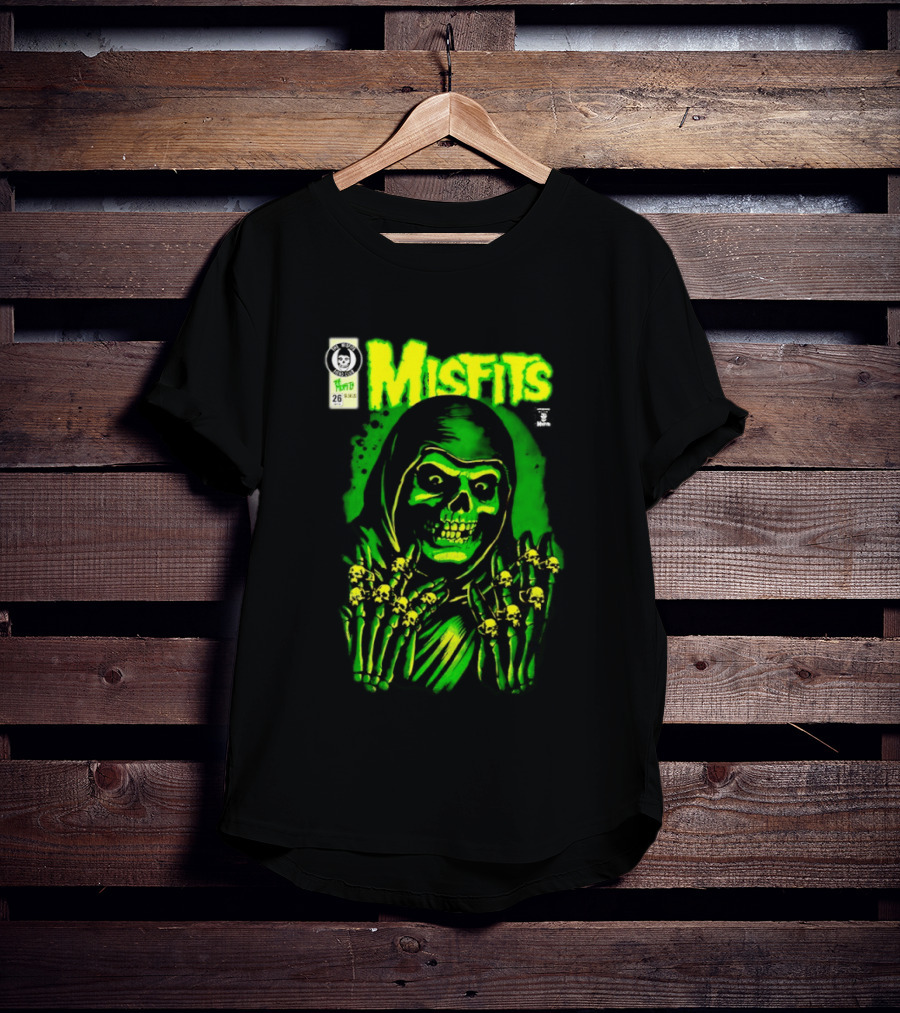 Misfits Crimson Ghost Reaper Emerald Hell Yesterdays WonderCon Anaheim 2026 Exclusives T-Shirt