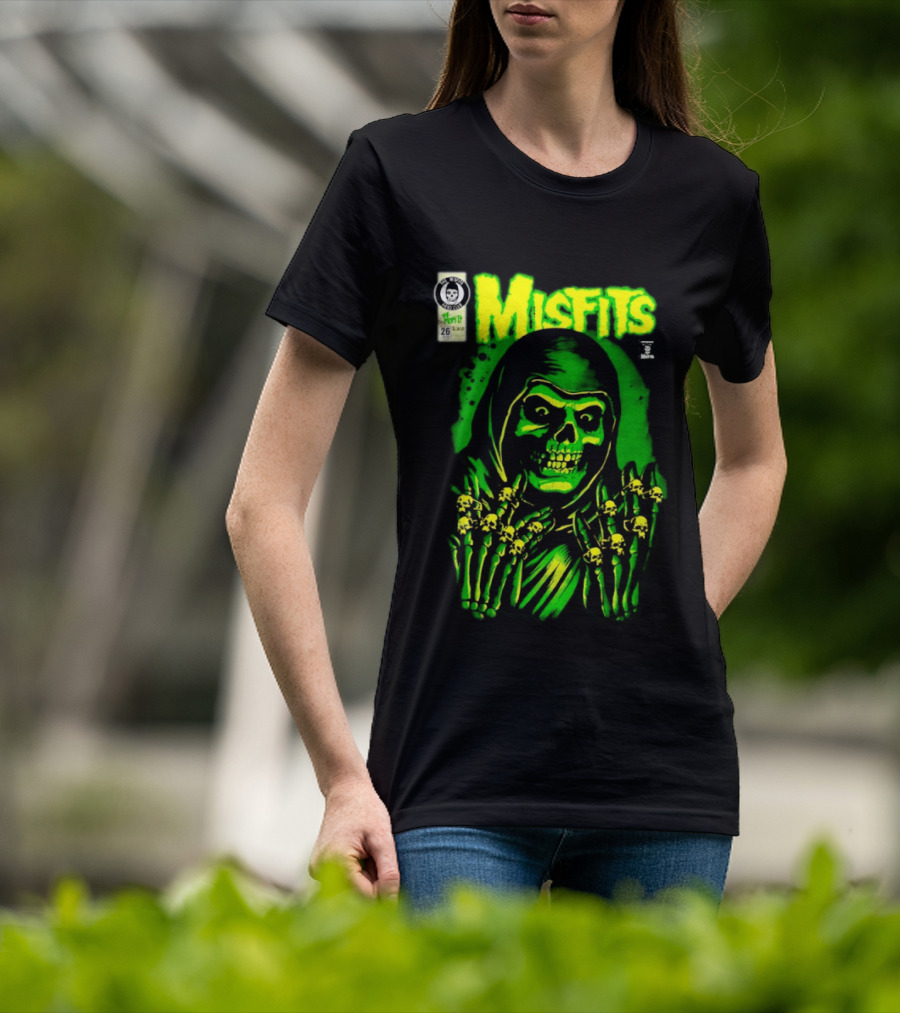 Misfits Crimson Ghost Reaper Emerald Hell Yesterdays WonderCon Anaheim 2026 Exclusives T-Shirt