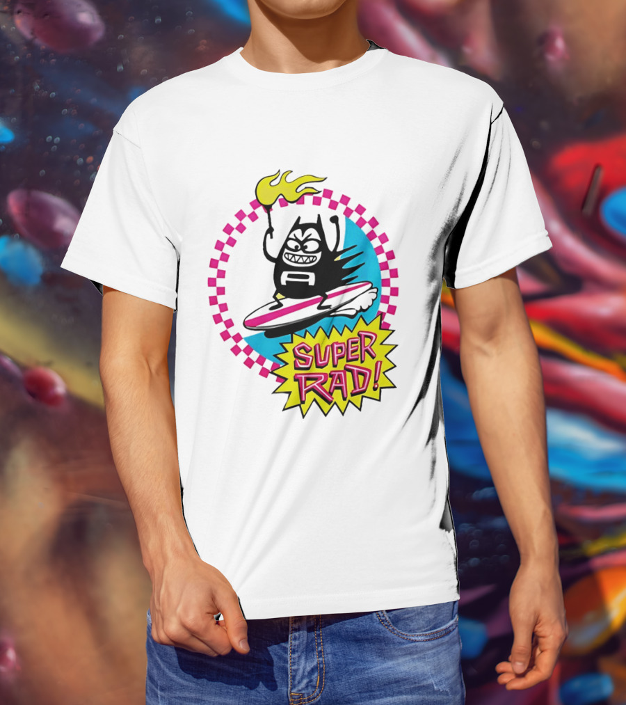 Aquabats Surfing Super Rad Flame Animated T-Shirt