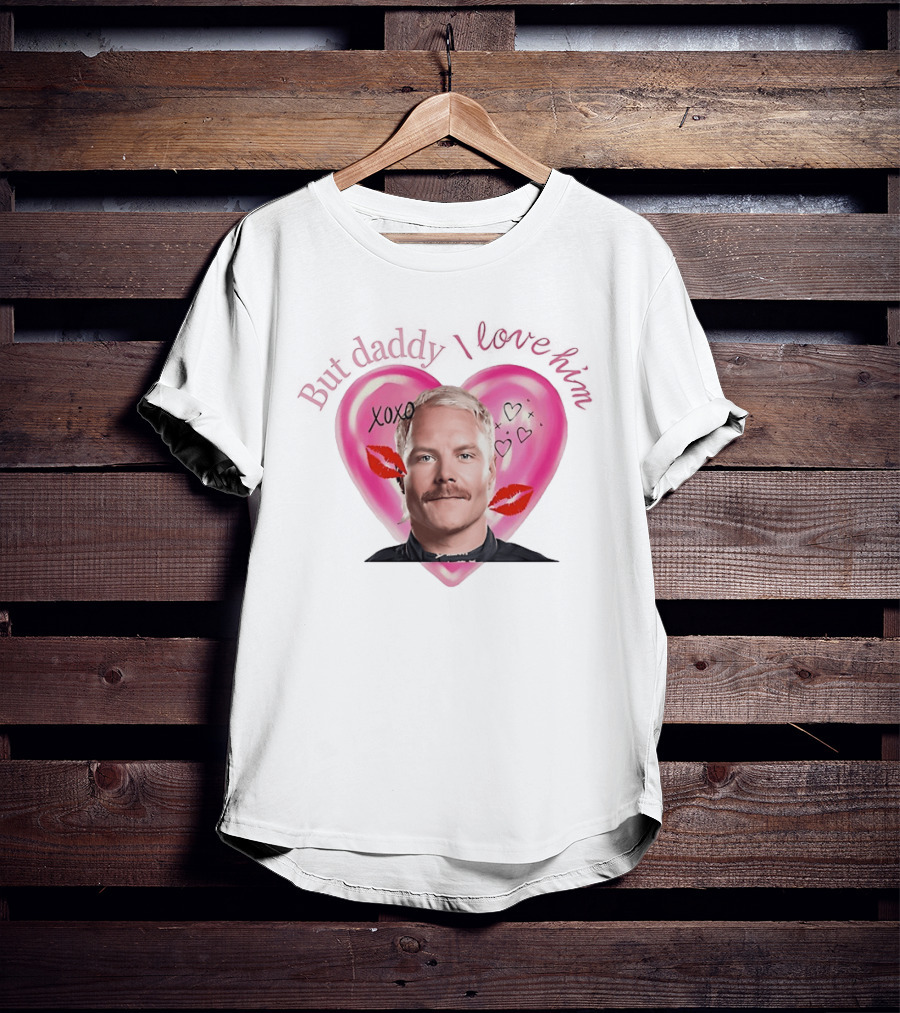 But Daddy I Love Valtteri Bottas XOXO Heart Lips T-Shirt