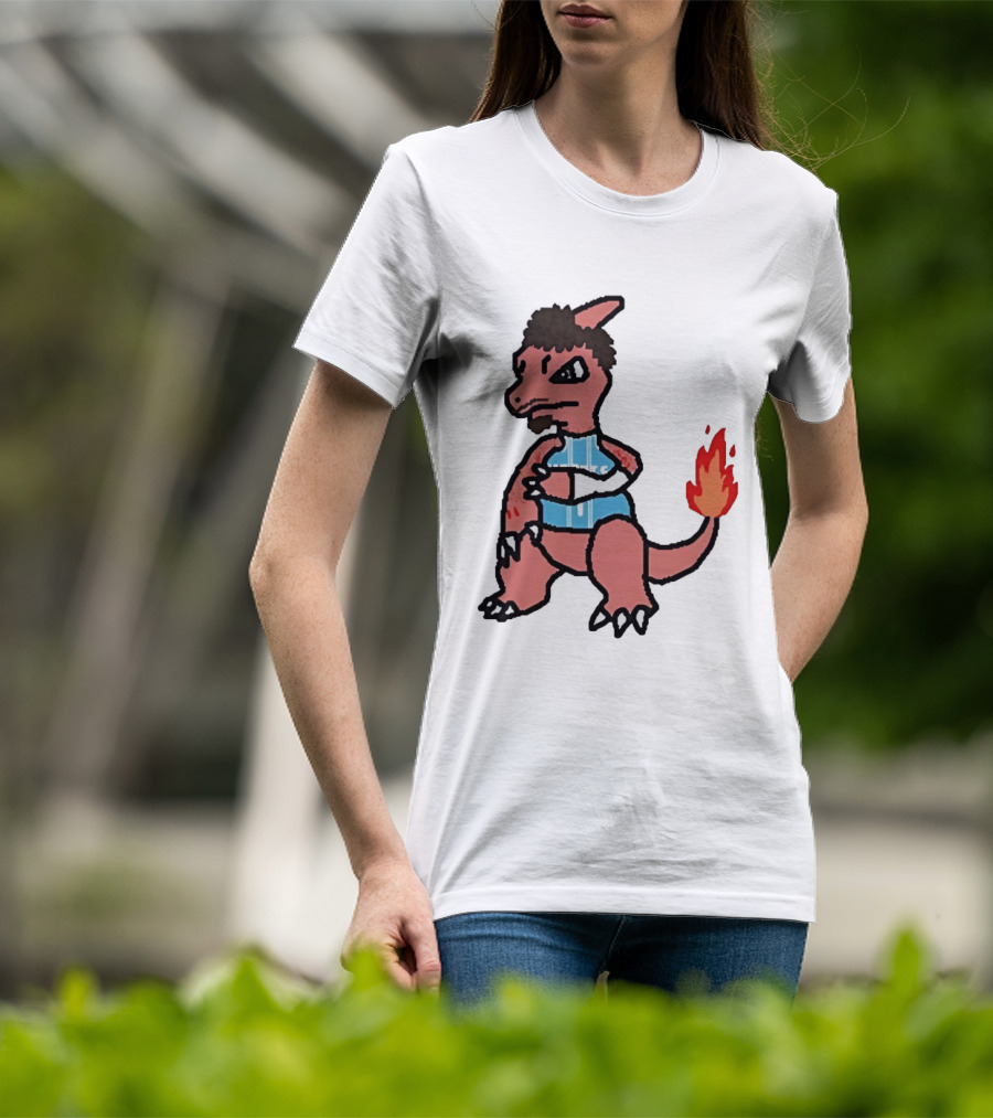 Charmelo Ball Crossover LaMelo Ball Charlotte Hornets Cartoon Character Mashup T-Shirt