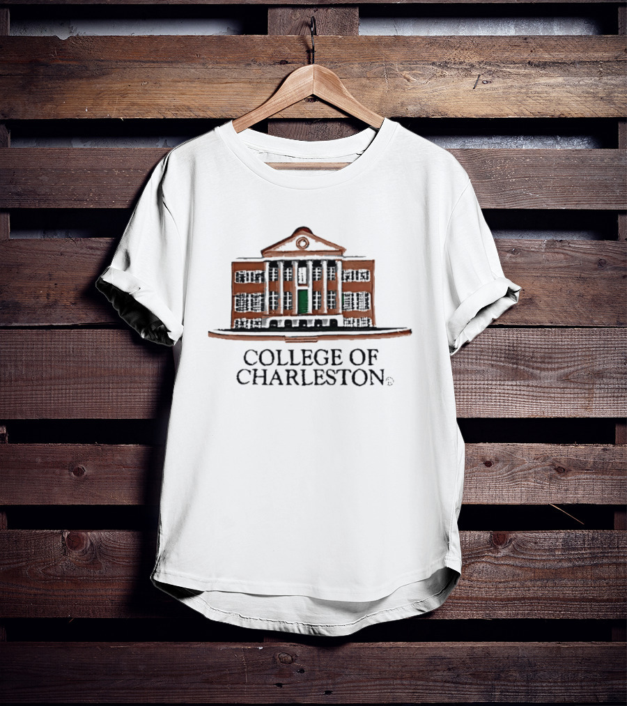 College Of Charleston Randolph Hall Building Classic Architecture T-Shirt