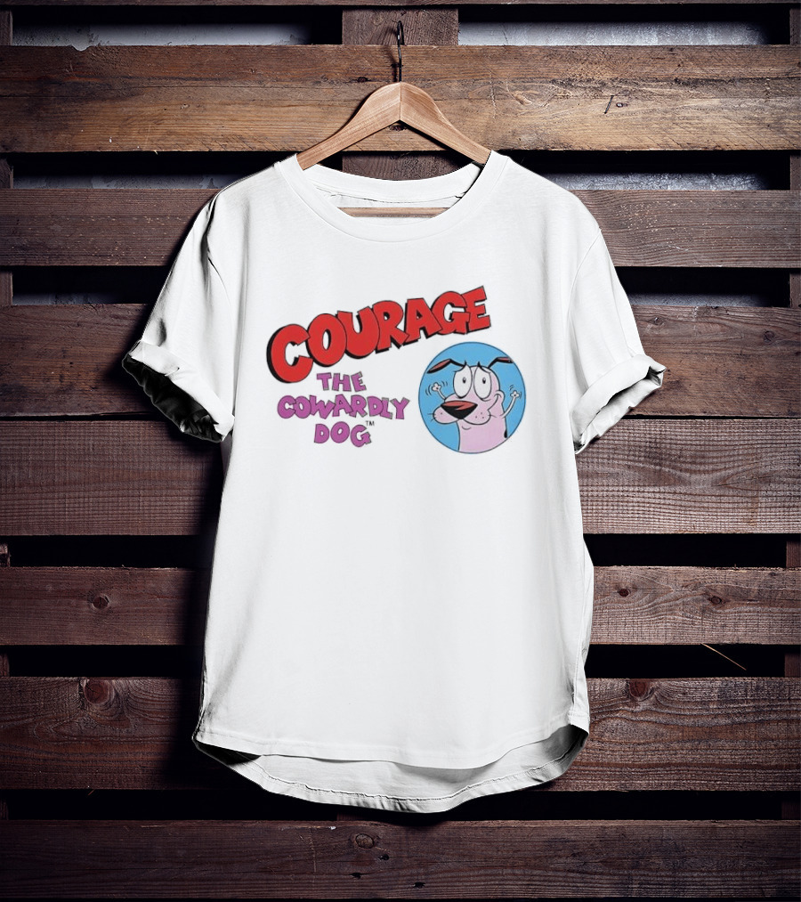 Courage The Cowardly Dog Cartoon Classic Animation T-Shirt