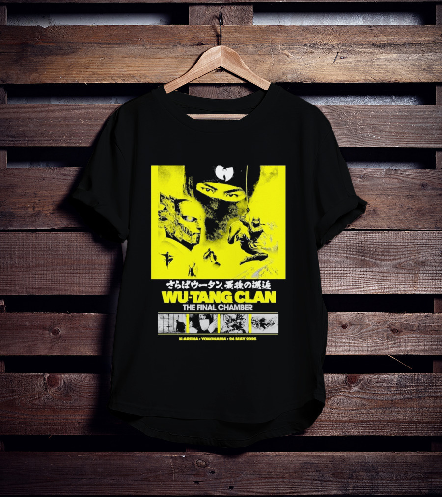 Wu Tang Clan Final Chamber Tour Yokohama Japan 2026 T-Shirt