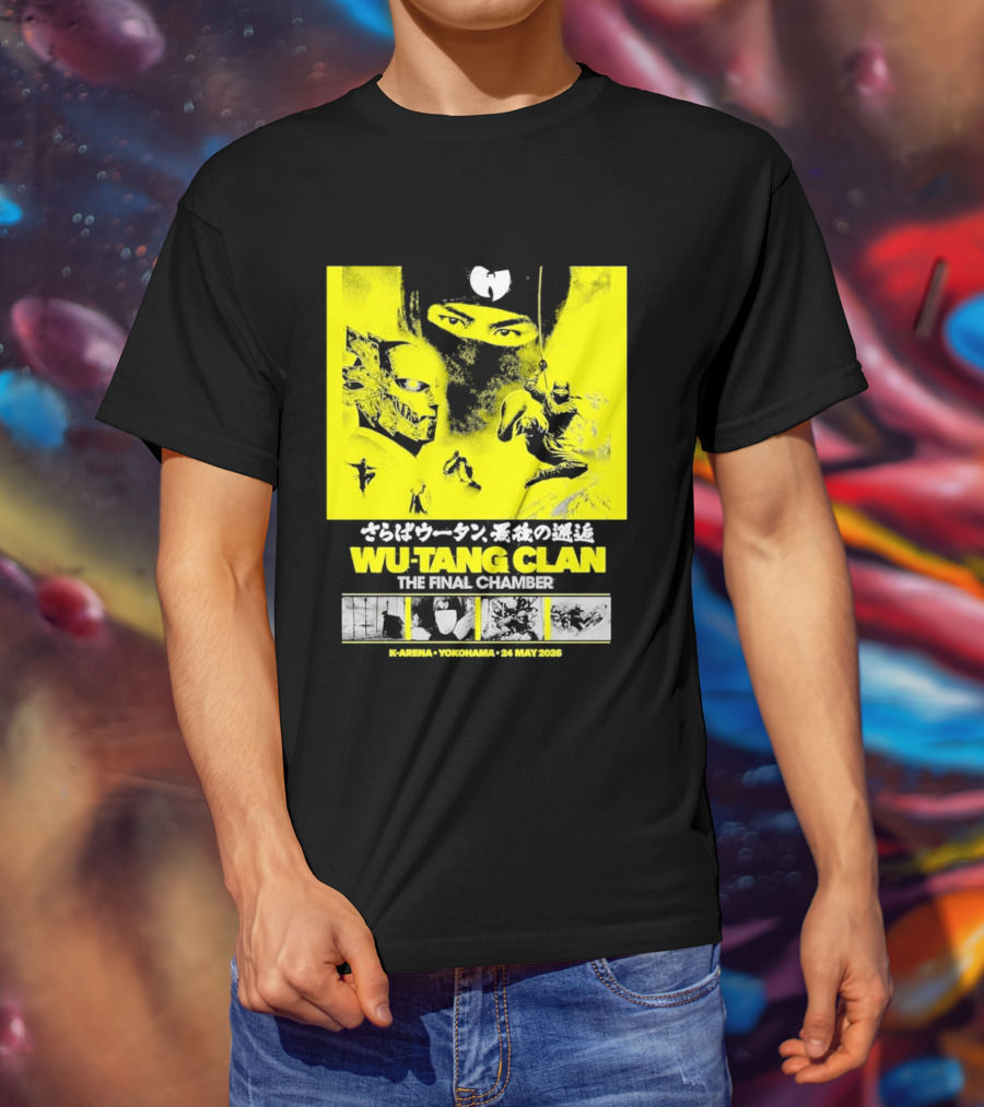 Wu Tang Clan Final Chamber Tour Yokohama Japan 2026 T-Shirt