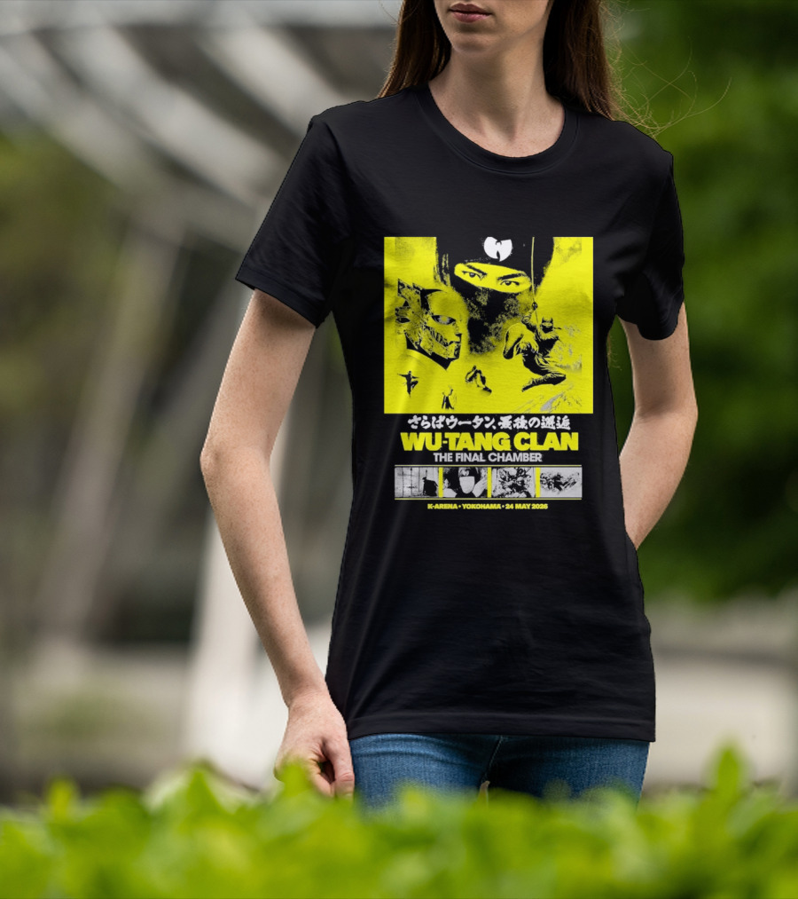 Wu Tang Clan Final Chamber Tour Yokohama Japan 2026 T-Shirt