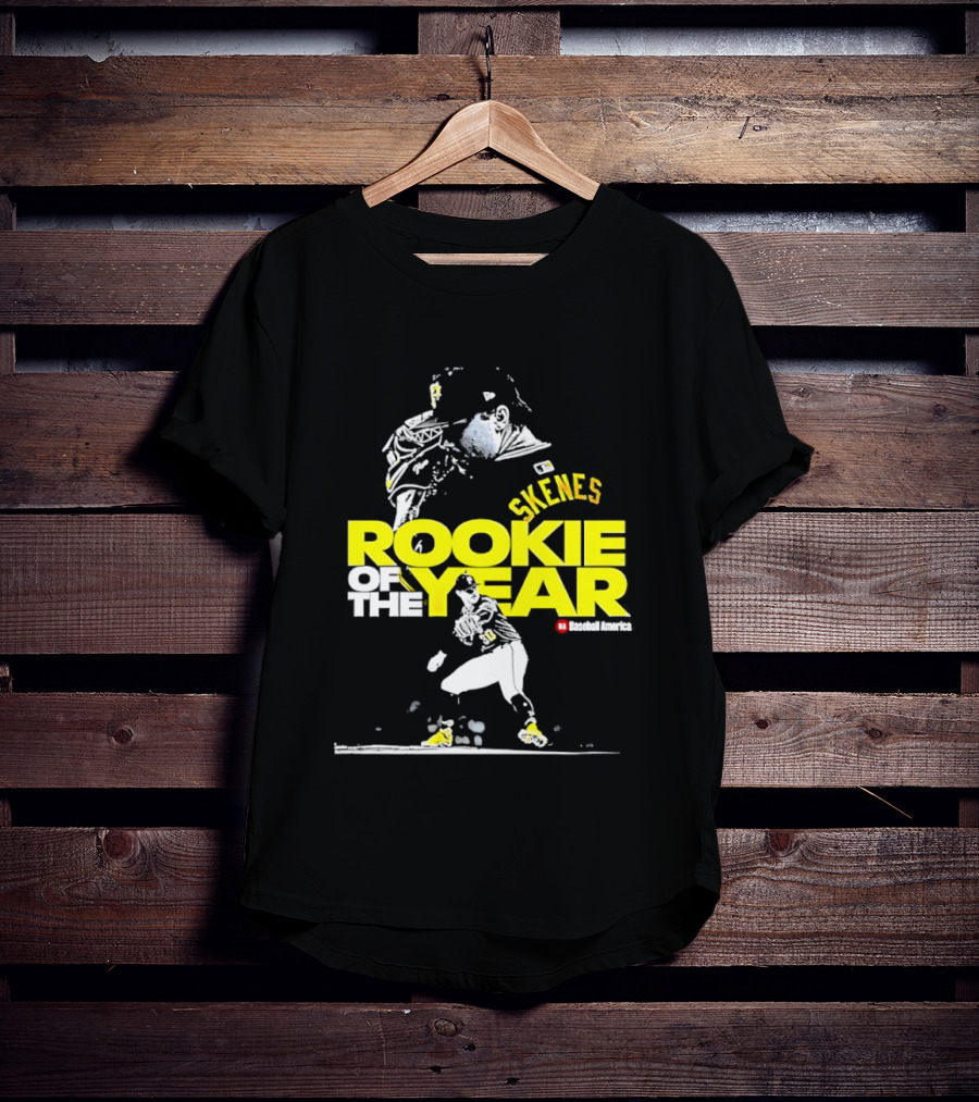 Paul Skenes Pittsburgh Pirates Rookie Of The Year T-Shirt