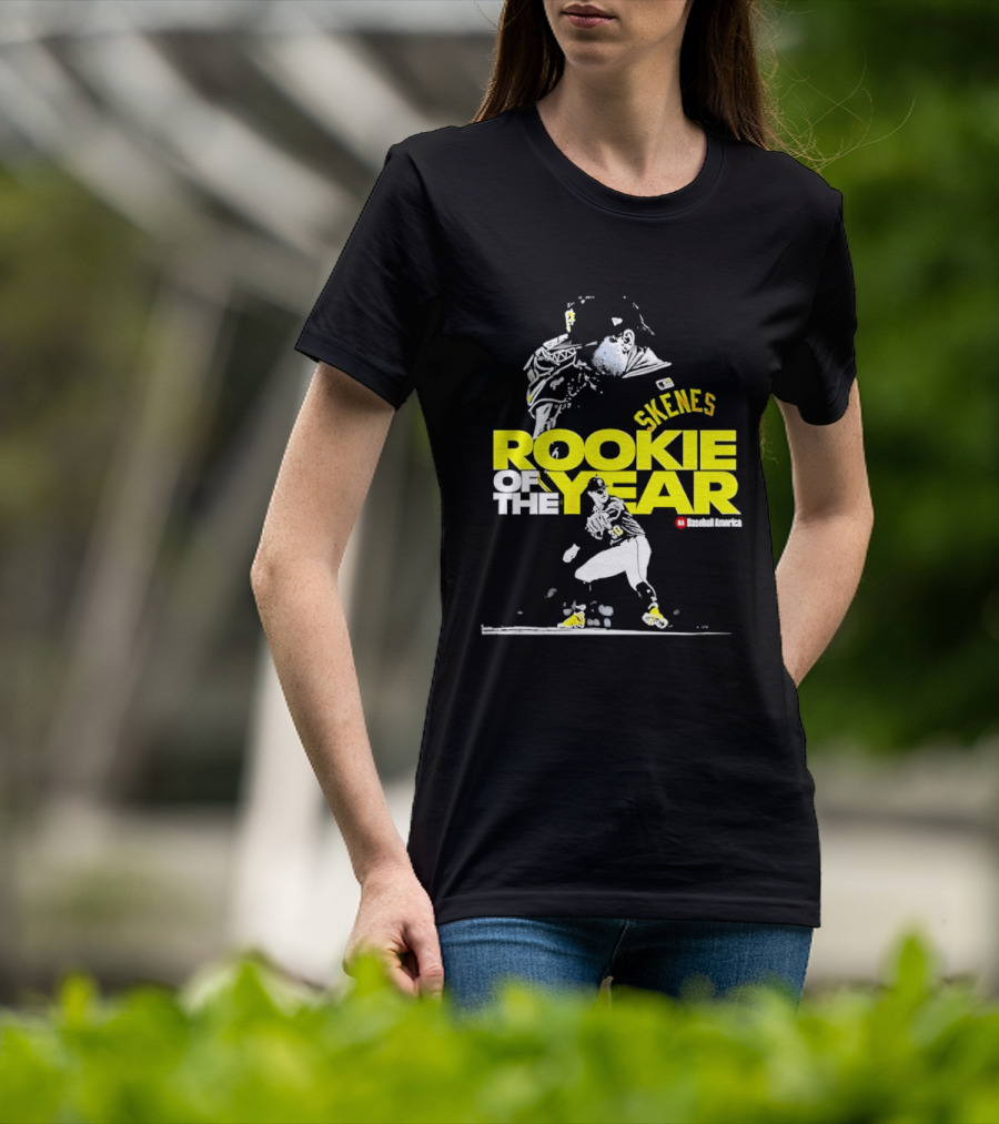 Paul Skenes Pittsburgh Pirates Rookie Of The Year T-Shirt
