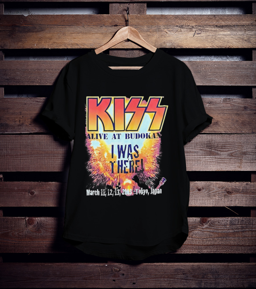 KISS Alive At Budokan I Was There March 2 3 13 2003 Tokyo Japan T-Shirt