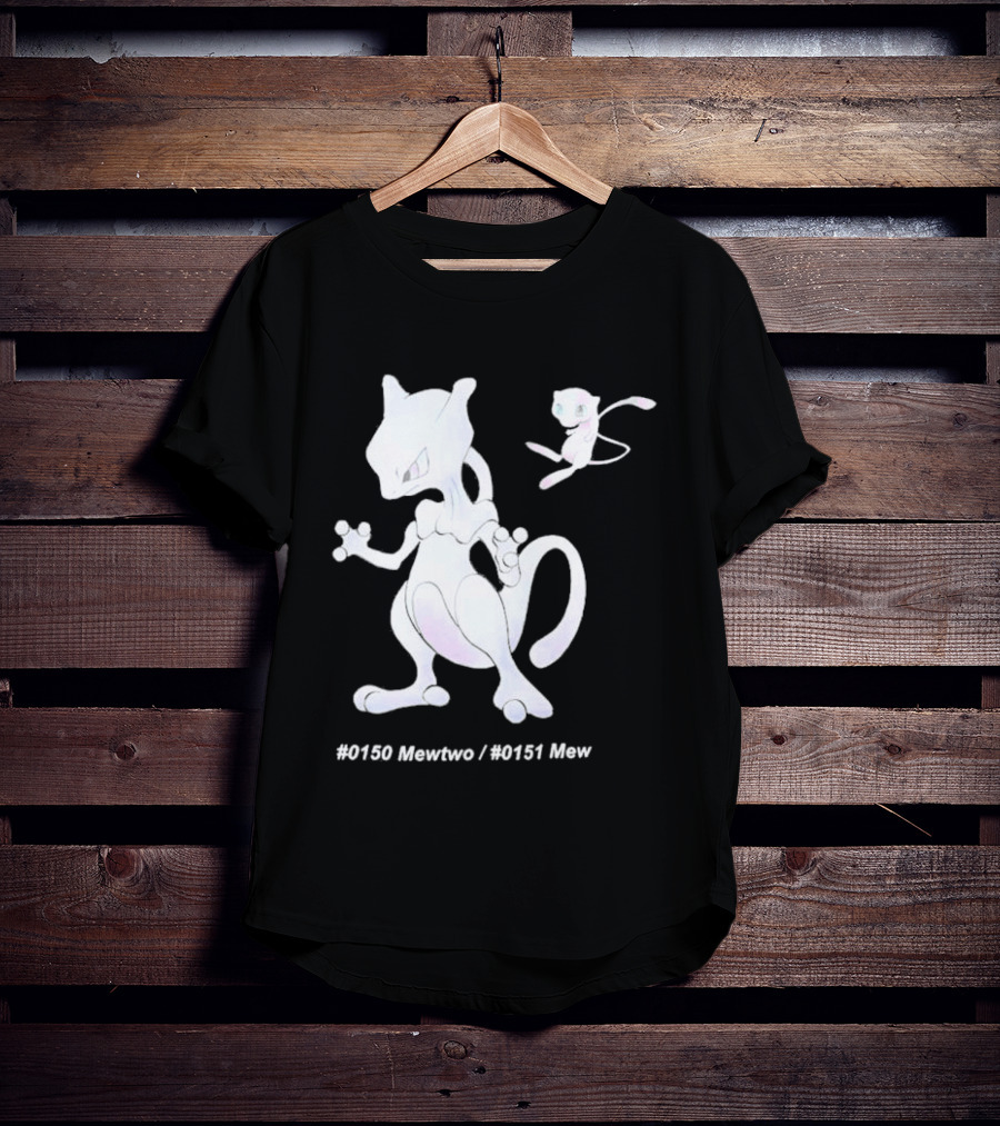 UNIQLO X Pokemon 30th Anniversary Mewtwo Mew #150 #151 T-Shirt