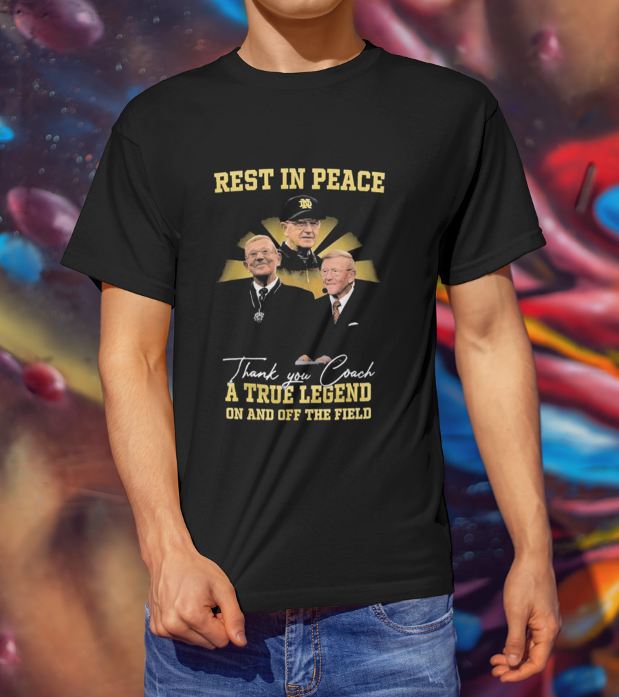 Rest In Peace Thank You Coach A True Legend On And Off The Field 2026 T-Shirt